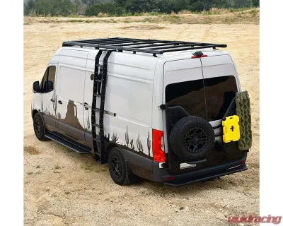 Westin Automotive Textured Black Mesa Roof Rack Mercedes-Benz Sprinter 1500 | 2500 | 3500 | 3500XD | 4500 2019-2024 - 15-00025