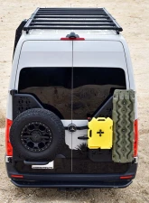 Westin Automotive Textured Black Mesa Roof Rack Mercedes-Benz Sprinter 1500 | 2500 | 3500 | 3500XD | 4500 2019-2024                                     - 15-00025 - Image 5