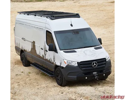 Westin Automotive Textured Black Mesa Roof Rack Mercedes-Benz Sprinter 1500 | 2500 | 3500 | 3500XD | 4500 2019-2024 - 15-00025