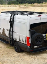 Westin Automotive Textured Black Mesa Roof Rack Side Ladder Mercedes-Benz Sprinter 1500 | 2500 | 3500 | 3500XD | 4500 2019-2024                                     - 15-00035 - Image 7
