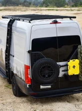 Westin Automotive Textured Black Mesa Roof Rack Side Ladder Mercedes-Benz Sprinter 1500 | 2500 | 3500 | 3500XD | 4500 2019-2024                                     - 15-00035 - Image 8