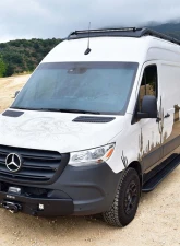Westin Automotive Textured Black Mesa Roof Rack Side Ladder Mercedes-Benz Sprinter 1500 | 2500 | 3500 | 3500XD | 4500 2019-2024                                     - 15-00035 - Image 9