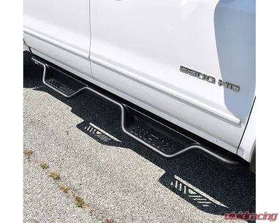 Westin Automotive Textured Black Outlaw Drop Nerf Bars Cherolet Silverado | GMC Sierra 1500 | 2500 | 3500 2001-2019 - 20-11955