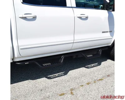 Westin Automotive Textured Black Outlaw Drop Nerf Bars Cherolet Silverado | GMC Sierra 1500 | 2500 | 3500 2001-2019 - 20-11955