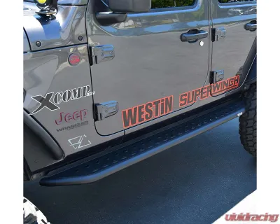 Westin Automotive Outlaw Running Boards Jeep Wrangler JL Unlimited 4-Door 2018-2024 - 28-34065