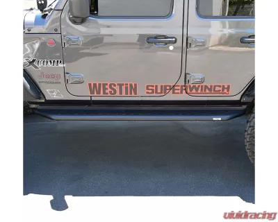 Westin Automotive Outlaw Running Boards Jeep Wrangler JL Unlimited 4-Door 2018-2024 - 28-34065