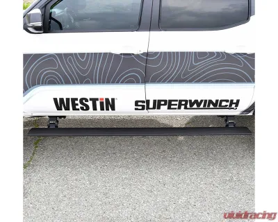 Westin Automotive Textured Black Pro-E Power Running Boards Toyota Tacoma Double Cab Pickup 2005-2023 - 29-22775