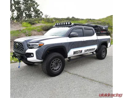 Westin Automotive Textured Black Pro-E Power Running Boards Toyota Tacoma Double Cab Pickup 2005-2023 - 29-22775