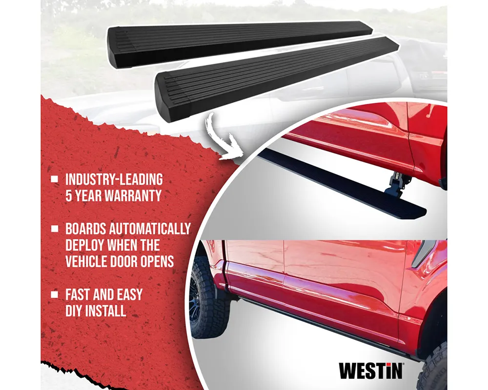 Westin Automotive Textured Black Pro-E Power Running Boards Dodge Ram 1500 | 2500 | 3500 2009-2024 - 29-23565