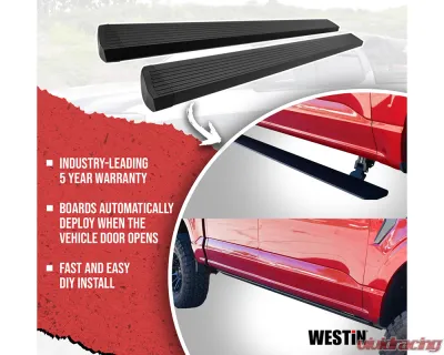 Westin Automotive Textured Black Pro-E Power Running Boards Dodge Ram 1500 | 2500 | 3500 2009-2024 - 29-23565