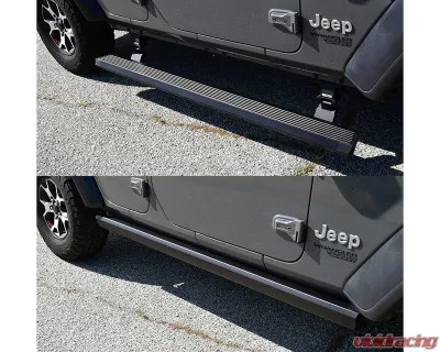 Westin Automotive Textured Black Pro-E Running Boards Jeep Wrangler JL Unlimited 4-Door 2018-2024 - 29-24065