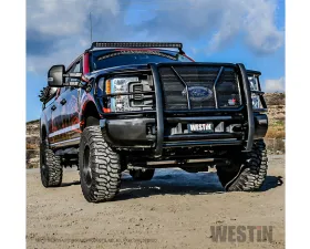 Westin Automotive HDX Stainless Steel 3-Piece Modular Grille Guard GMC Sierra 2500HD | 3500HD 2015-2019