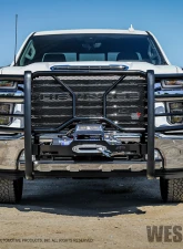 Westin Automotive Black HDX Winch Mount Modular Grille Guard Chevrolet Silverado 1500 2019-2024                                     - 57-923955 - Image 4