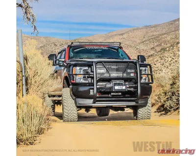Westin Automotive Black HDX Winch Mount Modular Grille Guard Chevrolet Silverado 1500 2019-2024 - 57-923955