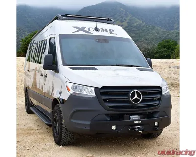 Westin Automotive Textured Black Pro-Series Mid Width Front Bumper Mercedes-Benz Sprinter 1500 | 2500 | 3500 | 3500XD | 4500 2019-2024 - 58-311295