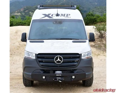 Westin Automotive Textured Black Pro-Series Mid Width Front Bumper Mercedes-Benz Sprinter 1500 | 2500 | 3500 | 3500XD | 4500 2019-2024 - 58-311295
