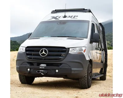 Westin Automotive Textured Black Pro-Series Mid Width Front Bumper Mercedes-Benz Sprinter 1500 | 2500 | 3500 | 3500XD | 4500 2019-2024 - 58-311295