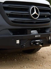Westin Automotive Textured Black Pro-Series Mid Width Front Bumper Mercedes-Benz Sprinter 1500 | 2500 | 3500 | 3500XD | 4500 2019-2024                                     - 58-311295 - Image 9