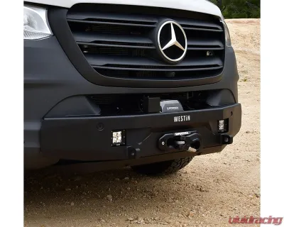 Westin Automotive Textured Black Pro-Series Mid Width Front Bumper Mercedes-Benz Sprinter 1500 | 2500 | 3500 | 3500XD | 4500 2019-2024 - 58-311295