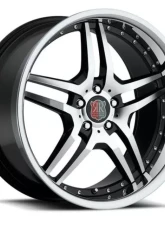 MRR RW2 Wheel 18x8 5x108 35mm Black Chrome Lip                                     - RW0218805xx25BK-50835 - Image 2