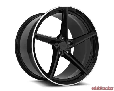 MRR Wheels F25 19x8.5 5x120 38mm Gloss Black Right Side - FF25198552038R