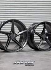 MRR Wheels F25 19x8.5 5x120 38mm Gloss Black Right Side                                     - FF25198552038R - Image 3