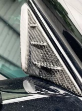 Rexpeed V1 Anti-Buffeting Wind Deflector Carbon Fiber Gloss Toyota Supra A90 2020-2024                                     - TS21 - Image 2