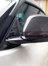 Rexpeed V1 Anti-Buffeting Wind Deflector Forged Carbon Matte Toyota Supra A90 2020-2024                                     - TS21FCM - Image 2