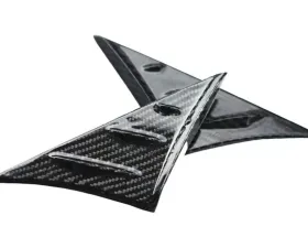 Rexpeed V1 Anti-Buffeting Wind Deflector Carbon Fiber Gloss Toyota Supra A90 2020-2024