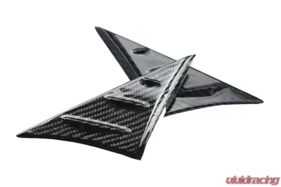 Rexpeed V1 Anti-Buffeting Wind Deflector Carbon Fiber Gloss Toyota Supra A90 2020-2024 - TS21