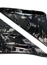 Rexpeed V1 Anti-Buffeting Wind Deflector Forged Carbon Matte Toyota Supra A90 2020-2024                                     - TS21FCM - Image 2