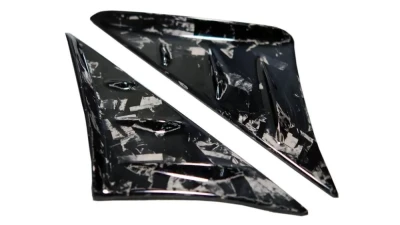 Rexpeed V1 Anti-Buffeting Wind Deflector Forged Carbon Matte Toyota Supra A90 2020-2024                                     - TS21FCM - Image 2