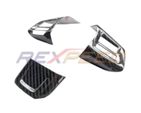 Rexpeed Dry Carbon Steering Wheel Cover Version C Subaru WRX | STI VAB 2015-2021