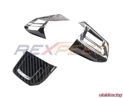 Rexpeed Dry Carbon Steering Wheel Cover Version C Subaru WRX | STI VAB 2015-2021 - G37-C
