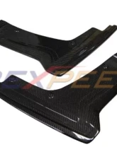 Rexpeed Carbon Fiber V-Style Rear Under Shroud Set Nissan GTR R35                                     - N53 - Image 2