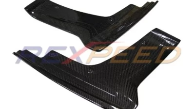 Rexpeed Carbon Fiber V-Style Rear Under Shroud Set Nissan GTR R35                                     - N53 - Image 2