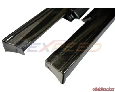 Rexpeed Carbon Fiber Side Skirt Extension Nissan GTR R35 V2 - N54