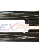 Rexpeed Carbon Fiber Side Skirt Extension Nissan GTR R35 V2                                     - N54 - Image 3