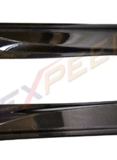 Rexpeed Carbon Fiber Side Skirt Extension Nissan GTR R35 V2                                     - N54 - Image 4