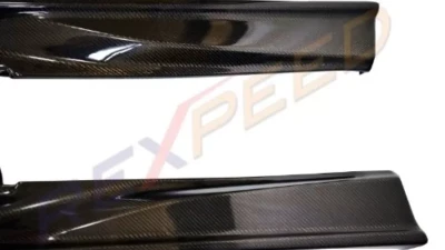 Rexpeed Carbon Fiber Side Skirt Extension Nissan GTR R35 V2                                     - N54 - Image 4