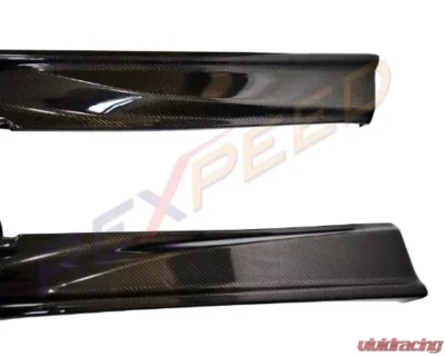 Rexpeed Carbon Fiber Side Skirt Extension Nissan GTR R35 V2 - N54