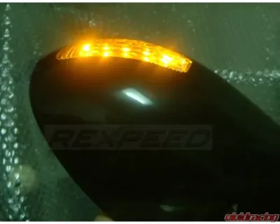 Rexpeed CF M3 Style LED Mirror Mitsubishi Evo 7-9 - R25C