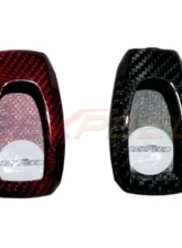 Rexpeed Red Dry Carbon Key Fob Cover Toyota GR86 | Subaru BRZ 2022+                                     - FR58R - Image 2