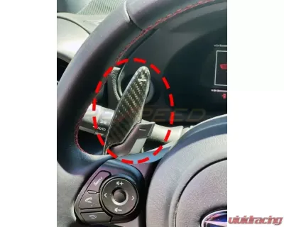 Rexpeed Dry Carbon Shift Paddles Extension Toyota GR86 | Subaru BRZ 2022+ - FR59