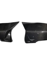 Rexpeed V9 Dry Carbon Mirror Cap Full Replacements Gloss Toyota Supra GR 2020-2024                                     - TS74 - Image 2