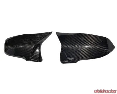 Rexpeed V9 Dry Carbon Mirror Cap Full Replacements Gloss Toyota Supra GR 2020-2024 - TS74