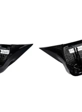 Rexpeed V9 Dry Carbon Mirror Cap Full Replacements Gloss Toyota Supra GR 2020-2024                                     - TS74 - Image 2