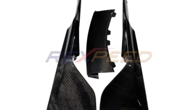 Rexpeed Carbon Fiber Front Splitter-Gloss Toyota Supra V1 2020-2024                                     - TS05 - Image 2