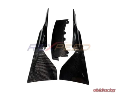 Rexpeed Carbon Fiber Front Splitter-Gloss Toyota Supra V1 2020-2024 - TS05