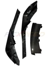 Rexpeed Carbon Fiber Front Splitter-Gloss Toyota Supra V1 2020-2024                                     - TS05 - Image 2
